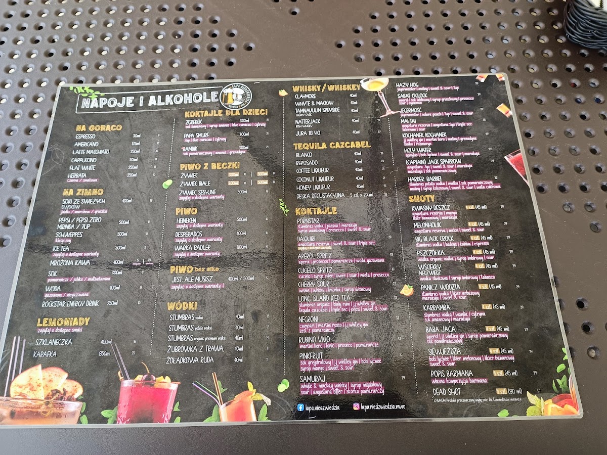 Menu Bear Paw Bar & Restaurant-6